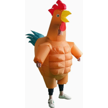 Déguisement de poulet gonflable pour adultes, costume de coq pour Halloween et Noël