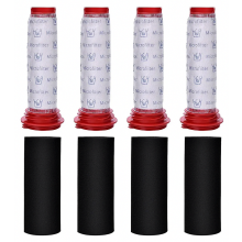 Lot de 4 filtres de rechange pour aspirateur vertical 25,2 V, comprenant des filtres bâtonnets et en mousse, lavables.