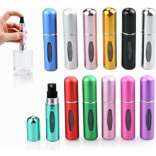 12 Pack 5ml Refillable Perfume Atomisers, Portable Travel Spray Bottles for Holiday, Camping and Business