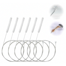 Lot de 6 brosses flexibles pour le nettoyage des canalisations de réfrigérateur, brosses tubulaires de 100 cm de long pour aquariums, tuyaux