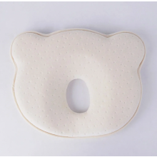 Orthopaedic Baby Pillow for Flat Head Support, Memory Foam Infant Cushion for Cot and Pram