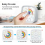 Visual Timer with Night Light, 60 Minute Countdown, Rainbow Pattern Kids Pomodoro Timer, Quiet, White 4
