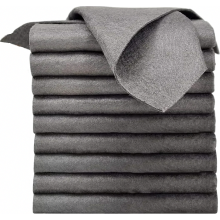 Lot de 10 lingettes nettoyantes épaisses et magiques, réutilisables en microfibre, pour un nettoyage sans traces des vitres, de la cuisine e