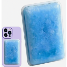 Reusable Phone Ice Pack, Long Lasting TPU Smartphone Cooling Pad for Outdoor Vlogs, Travel, Office and Camping