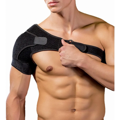 Adjustable Neoprene Shoulder Support Brace Strap for Stability, Arthritis, Dislocation, Left or Right 1
