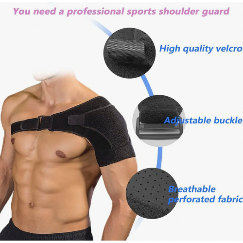 Adjustable Neoprene Shoulder Support Brace Strap for Stability, Arthritis, Dislocation, Left or Right 2