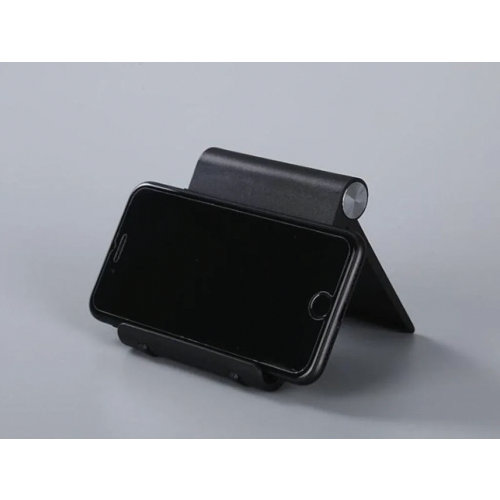 Suporte ajustável para tablets e celulares de até 10,5 polegadas, dobrável, para mesa, preto. 1
