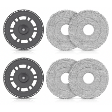 dweilpads met 2 dweilplaten, vervangingsonderdelen voor L20 Ultra, L10s Ultra Gen 2, X30 en X40 Ultra
