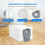 14 Pack Dust Bags for Robot Vacuum Cleaner Auto Empty Station, Replacement Disposable Dust Bag 5