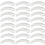 24 Pack Plastic Replacement Blades for 255 mm Trimmer Head, 3.6 mm Durable Grass Cutting Knives 1