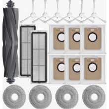 Kit d'accessoires pour aspirateur robot avec pièces de rechange pour les modèles X20 Plus, X10 Plus, L10s Ultra et S10