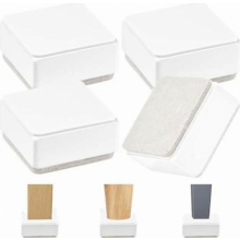 3 cm meubelverhogers van koolstofstaal, 4 stuks, zware bed- en bankpotenverhogers voor thuis en op kantoor.