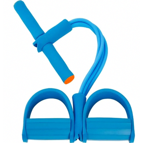 Multifunctional Pedal Resistance Band with Elastic Pull Rope for Sit Ups, Leg Training and Core Workouts