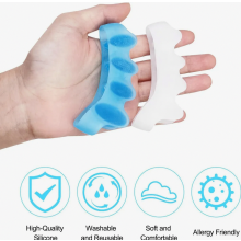 paar siliconen teenspreiders voor hallux valgus, hamerteencorrectors en teenafstandhouders voor mannen en vrouwen