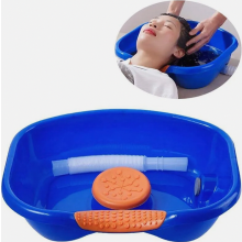 Draagbare haarwasbak voor bedlegerige volwassenen, duurzame shampoobak voor thuisgebruik en gebruik naast het bed.