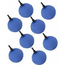 Aquarium luchtstenen 5 cm bolvormige bubbelverspreiders voor luchtpompen, aquariums, emmers, vijvers en DWC-systemen, 8 stuks