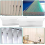 10 PCS Vertical Blind Bottom Weights Replacement Plates for Lamella Curtain Slats, White Plastic 3