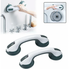 2 Pack Shower Grab Bars with Suction Cups and Quick Release, Bath Safety Handles for Children and Elderly