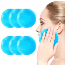 Confezione da 6 impacchi di ghiaccio in gel riutilizzabili, 11 cm, cuscinetti refrigeranti medicali per occhi, mal di denti, febbre, per bam