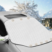 Winter Car Windscreen Cover, Frost and Sun Protection Shield for Most Cars and SUVs, Waterproof