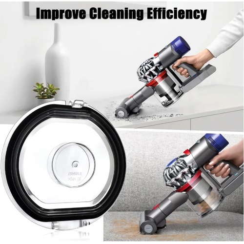 Dust Container Lid Replacement Cover for Cordless Vacuum Cleaner, Dust Bin Cap Spare Part Accessory 2