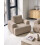Beliani Armchair NARILLA Boucle Beige 2