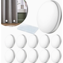Lot de 10 poids magnétiques pour rideaux, 30 g chacun, avec fermoir magnétique, pour nappes, rideaux de douche et usage extérieur, blanc.