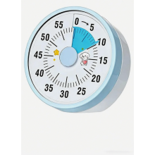 Cronômetro visual infantil, cronômetro de mesa com contagem regressiva de 60 minutos para gerenciamento de tempo, sala de aula, escritório,