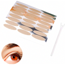 240 tiras adhesivas para párpados caídos, pegatinas impermeables para doble párpado, efecto lifting de 24 horas.