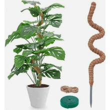 120 cm Bendable Moss Pole for Monstera, Handmade Coco Coir Indoor Plant Support for Climbing Plants