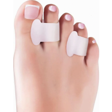 Lot de 12 séparateurs d'orteils en gel, écarteurs d'orteils en silicone pour orteils qui se chevauchent, soulagement de la pression pour la