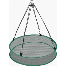 1/2 Paquete de red colgante para comedero de pájaros, anillo y plataforma duraderos para alimentar pájaros, accesorio para jardín.