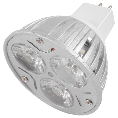 MR16 GU5.3 12V Cool White Light Bulb 3x1W
