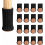 Pacote com 24 protetores de pés de cadeira de malha, antiderrapantes, para pés redondos de 2,5 a 5 cm (1 a 2 polegadas), pretos. 1