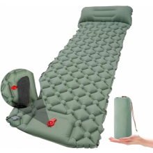 Selbstaufblasende Camping-Luftmatratze, ultraleichte Isomatte mit Tragetasche für Trekking und Outdoor-Aktivitäten