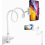 Suporte flexível para celular e tablet para cama, com braço articulado de 100 cm e ajuste de 360 graus, compatível com dispositivos de 4,7 a 1