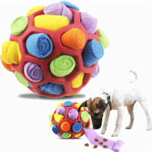 Snuffle Ball for Dogs, Interactive Treat Puzzle Toy for Scent Training and Slow Feeding, Small Medium Dogs