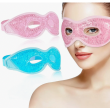 2 Pack Cooling Gel Eye Masks, Reusable Hot and Cold Therapy Pads for Puffy Eyes, Dark Circles and Tired Eyes, Pink