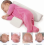 Baby Side Sleeper Positioning Pillow, Anti Rollover Triangle Support Cushion, Soft White Bedding 1