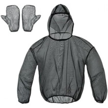 (1, L) zwxqe Bee Suit Jacket and Gloves Set for Women, Breathable Mesh Hooded Protection for Hiking Fishing Outdoor