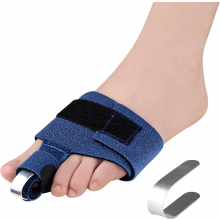 Hammer Toe Straightener Splint, Toe Brace and Corrector Straps for Bent or Broken Toes, Pain Support, 2 Pack