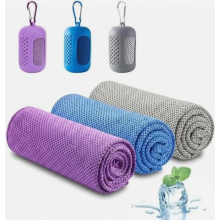 3 Pack Cooling Towels for Sports, Fitness, Gym, Running and Outdoor Activities, Purple Grey Blue