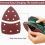 60 Pcs 11-Hole Triangular Sandpaper Sheets, 40-240 Grit Hook and Loop Sanding Pads for Detail Sanders 4
