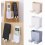 3 Pack Wall Mounted Remote Control Holder, ABS Phone Charging Storage Box and Organizer for Home Office 1