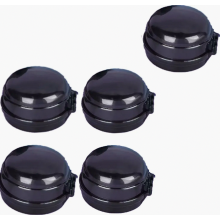 Child Safety Stove Knob Covers, 5 Pack Universal Gas Oven Knob Guards with Double Key Lock Design
