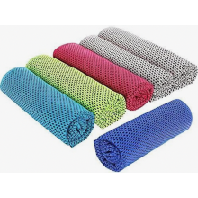 Set van 6 verkoelende handdoeken, 80 x 30 cm, microvezel ijshanddoeken voor yoga, fitness, kamperen, wandelen en buitensporten.