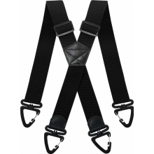 Extra sterke X-vormige bretels voor mannen en vrouwen, 3,8 cm brede verstelbare bretels met 360 graden antislipclips.