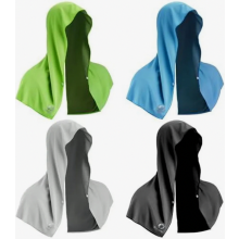 Cooling Hooded Towel, Absorbent Quick Dry Neck and Face Towel with UV Sun Protection for Sports Hot Weather