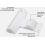 Baby Side Sleeper Positioning Pillow, Anti Rollover Triangle Support Cushion, Soft White Bedding 4