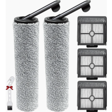 Kit d'accessoires pour aspirateur eau et poussière H12 H11 Core : 2 brosses rotatives, 3 filtres HEPA, brosse de nettoyage